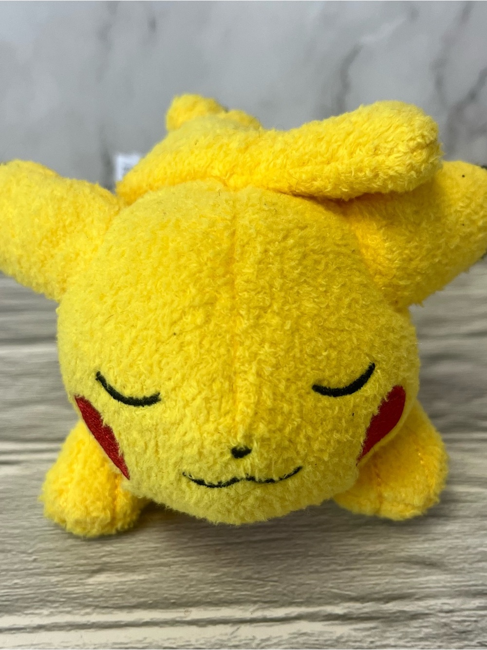 Pikachu Pokemon Sleeping Plush Stuffed Animal Small Toy